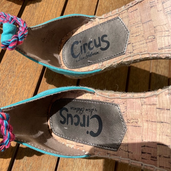 Sam Edelman Circus Lenora Espadrilla Sandals Ankle Wrap Closed Toe Sandal - Picture 7 of 10